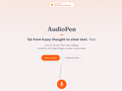 Audio Pen